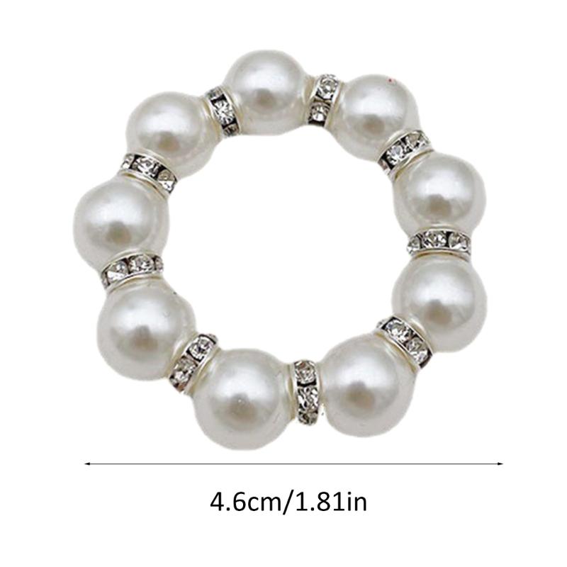 Unique Table Ornaments for Sophisticated Settings Chic Table Accessories Eye catching Pearls Napkin Rings