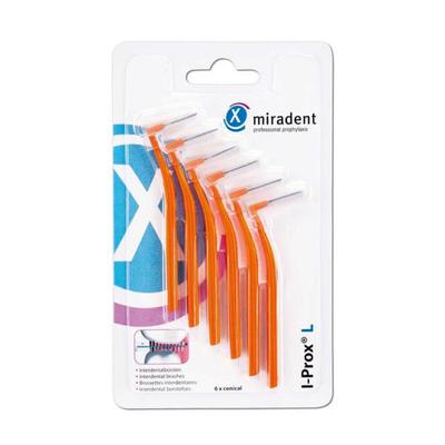 Interdental Brush I-Prox L 0.8mm Orange 6 Pieces