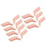 7 Pairs 3 Hole Little Toe Separator SEBS Hallux Valgus Toe Corrector Separation ToolBright Skin Color