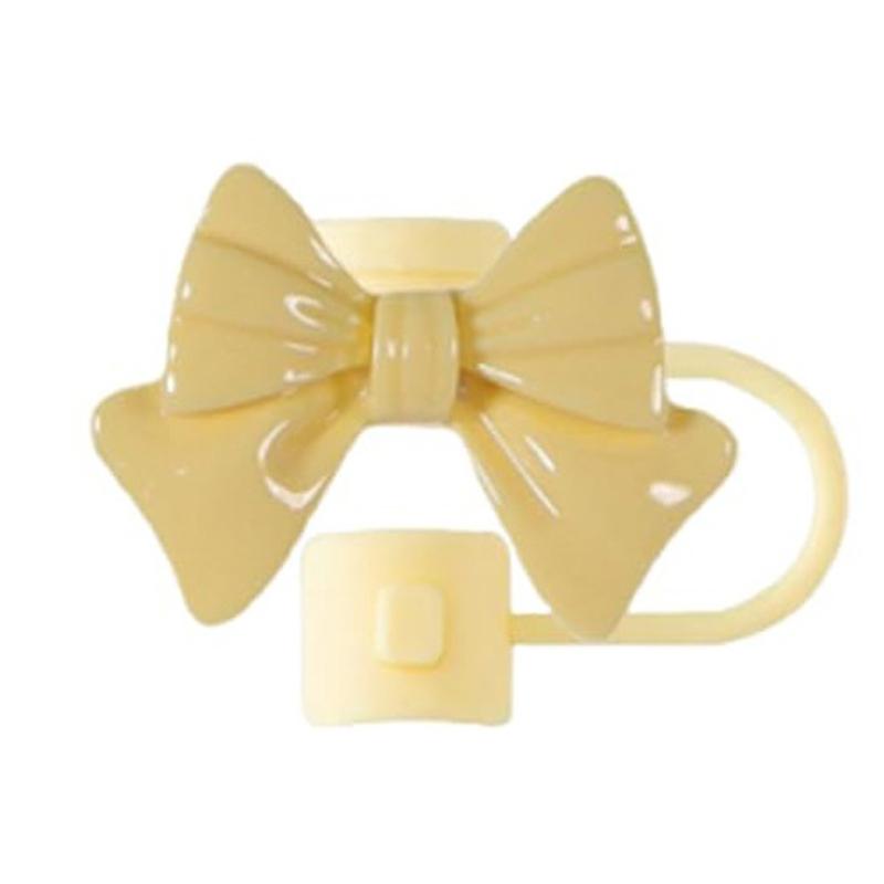 Bow Straw Cover Silicone Straw Covers Cap For 30&40 Oz Tumblers Reusable Straws Cute Tumbler Straw Topper Accessories