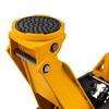 Cric a carrello a forma di rana, doppio pistone, 1,5T + gomma