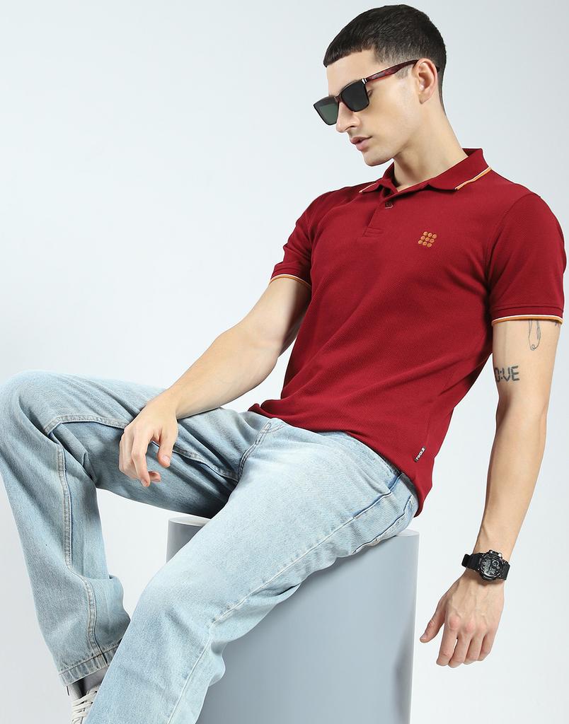 ROCK.IT From House of Monte Carlo Men's Regular Fit Polo T-Shirt