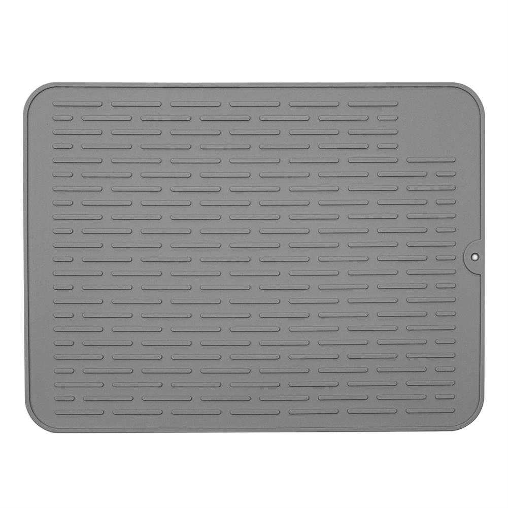 Zielono-Różowa Mata do Suszenia Naczyń Silikonowa Mata do Naczyń Mata do Zlewu Silikonowa Antypoślizgowa 40cm X 30cm Szybkoschnąca Wielofunkcyjna