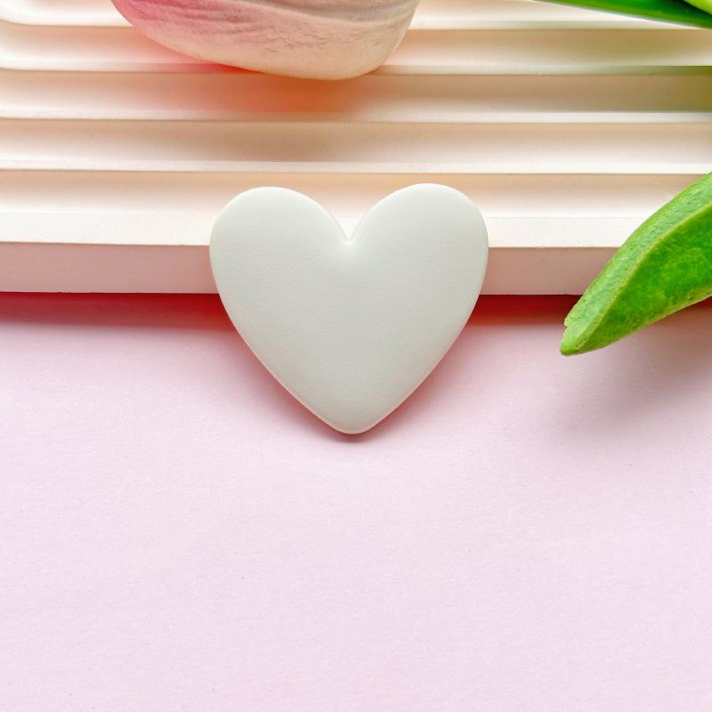 Peach Heart Resin Accessories: DIY Phone Case, Water Cup Patch, Car Storage, Shoe & Clothing Headdress