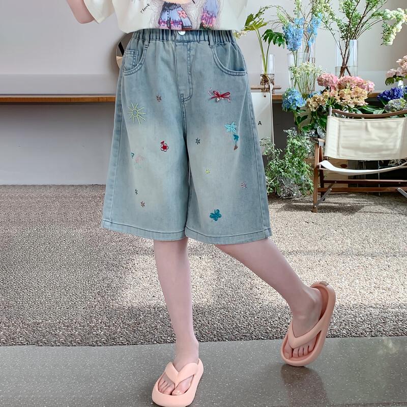 Girls Summer Thin Denim Shorts 120