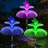 Kolip Solar Garden Lights, Christmas Tree Decorative Lamp, Waterproof 7 Color Changing Outdoor Decorative Lights For Yard Garden