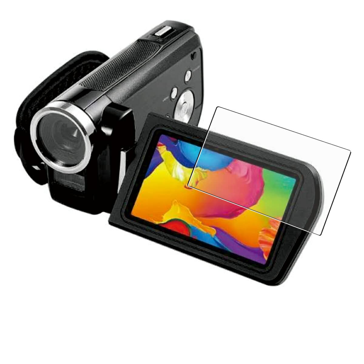 

ClearView RWC 4K Цифрова відеокамера AC2 Захисна плівка для РК-дисплея Не зроблено в Японії [Антивідблисковий тип без наповнювача], Відблиски,