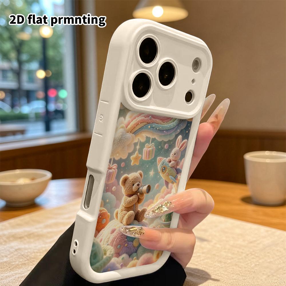 Phone Case: 2D Flat, Fits iPhone 18, 17, 16, 15, 14, 13, 12Pro Protective Case, Space Fantasy World, Perfect Christmas and Halloween Holiday Gift