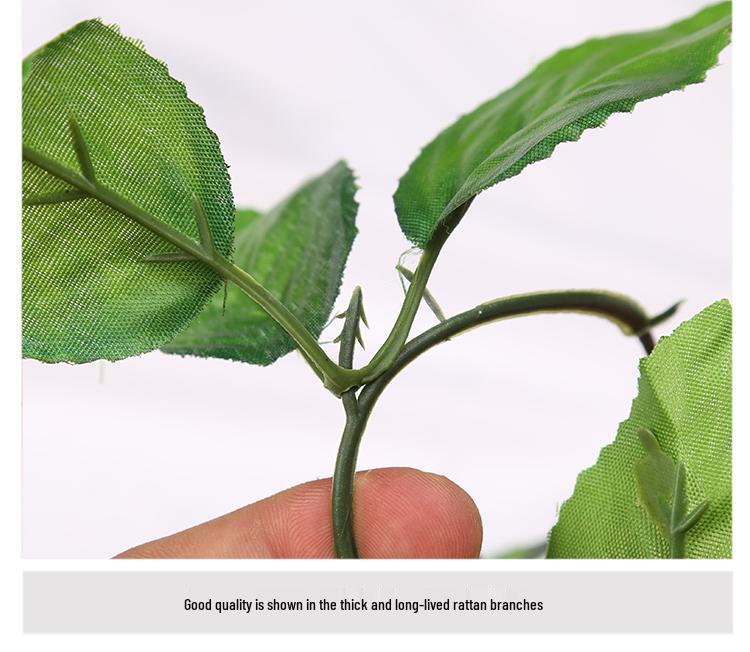 Artificial Rose Vine Decoration for Wedding Ceiling or Water Pipe Cover