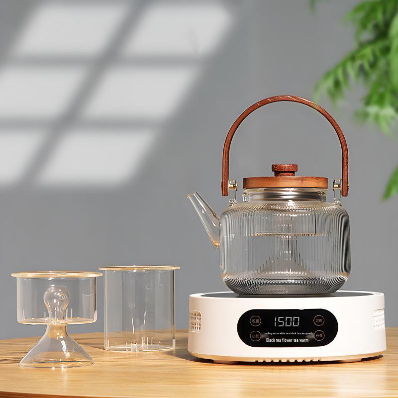 Smart Electric Glass Tea Cooker: Compact Ceramic Stove & Health-Preserving Hot Plate Kettle Gift
