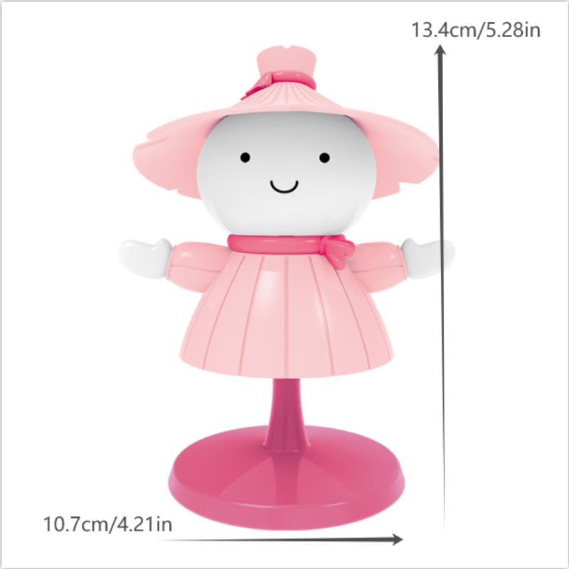 Cartoon Cute Scarecrow Usb Charging Battery Led Table Night Light Child Eye Adjustable Protection Warm White Desk Lamp Ornaments