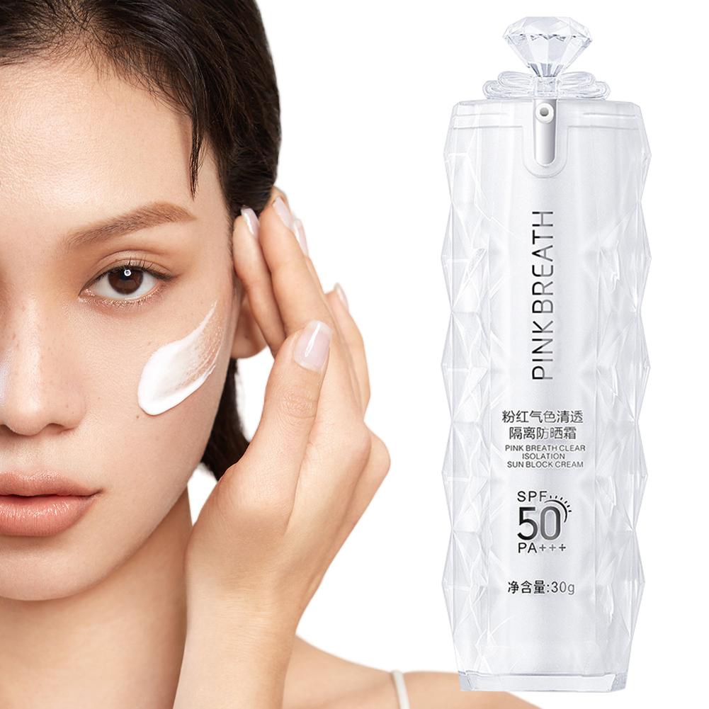 Sunscreen Spf50pa Facial Isolation Whitening Brightening Sun Sweat 1 Full Tone Body Protection K1D1