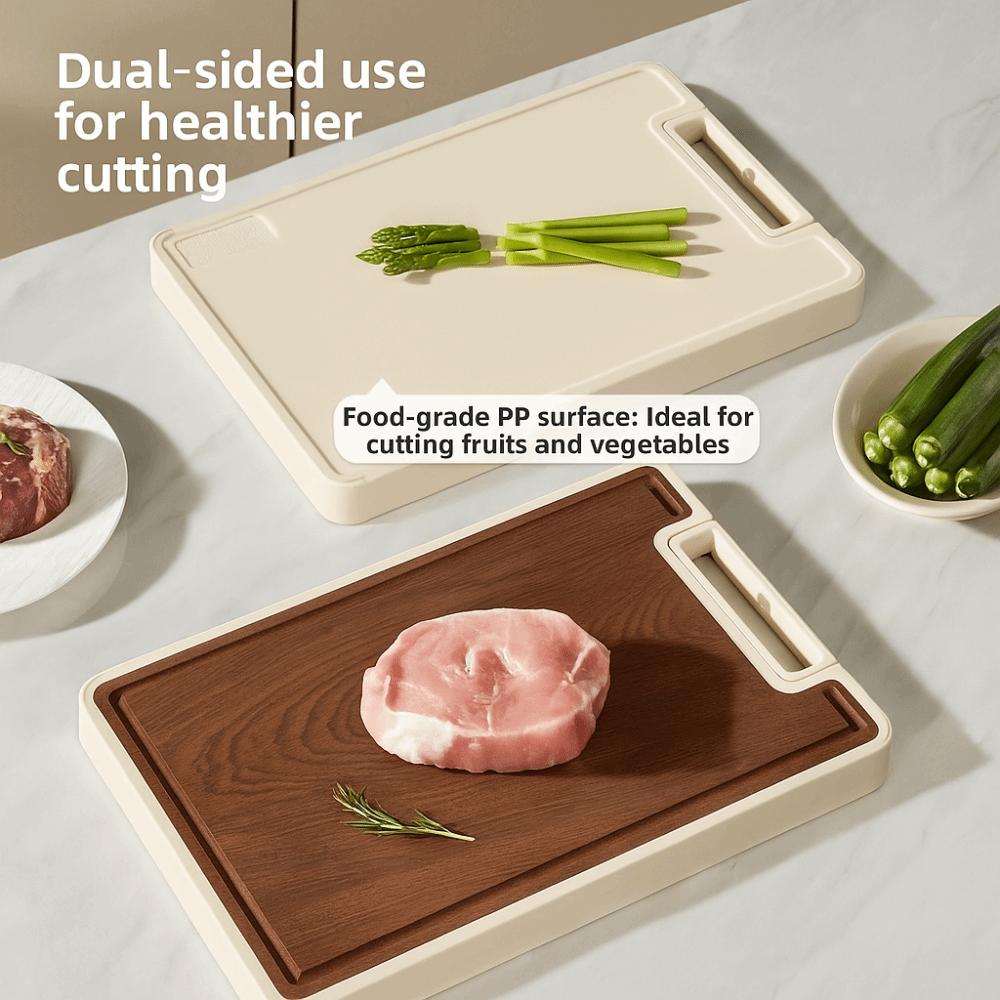 Anti-Bacterial Wood Chopping Board Anti-Mold Kitchen Chopping Block  Cooking Preparation