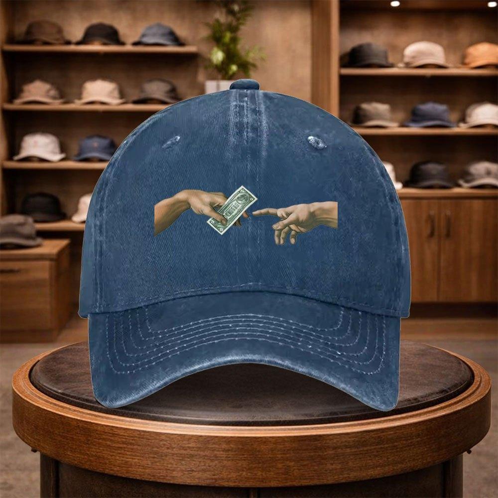 A Stylish Baseball Cap Featuring a Design of Adam Perfect for Casual Outings This Adjustable Hat Is Suitable for All Seasons A