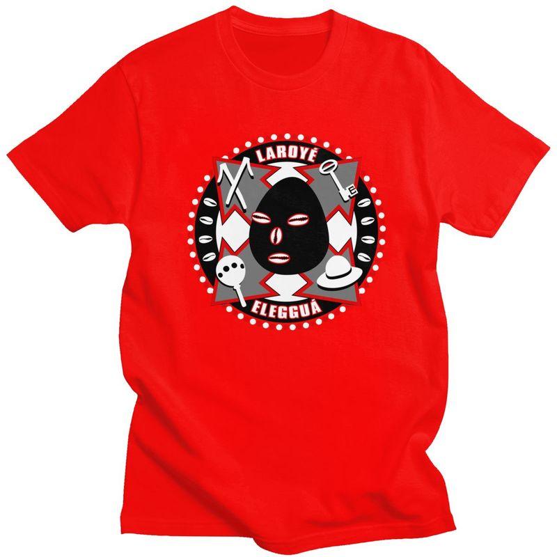 Custom Classic Eleggua Guardian T Shirt Men ShortSleeve Tshirt Streetwear Tee 100 Cotton Oversized Tshirt Gift S