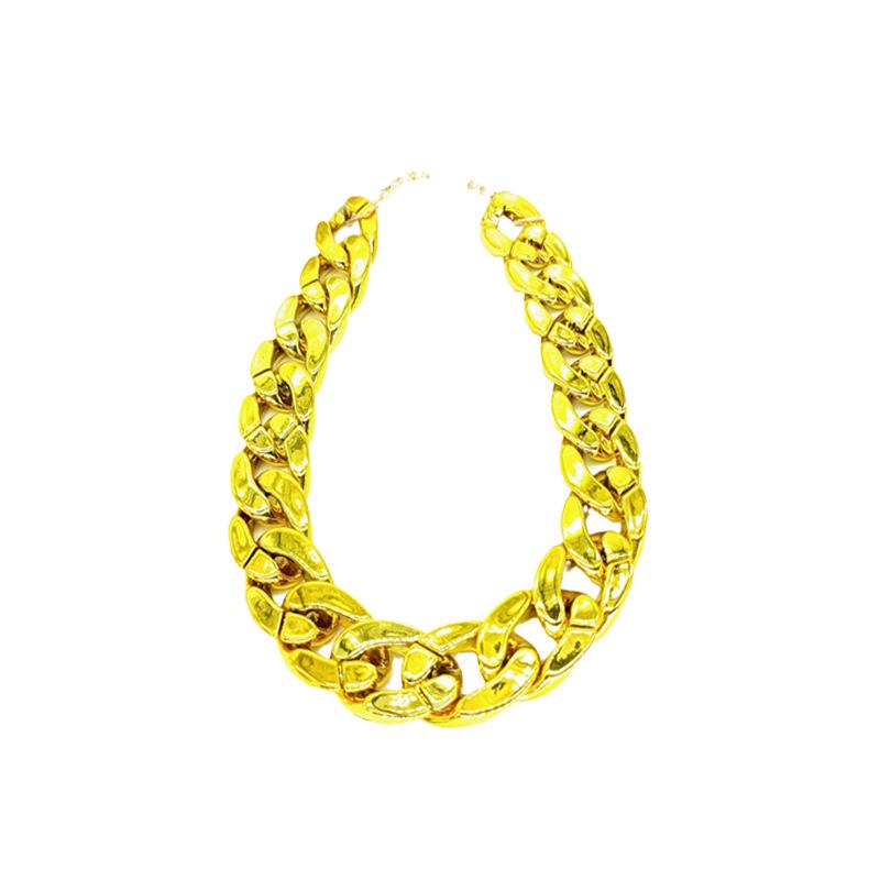 Adorable Pet Party Outfit: Necklace, Glasses & Sunglasses with Gold Chain for Cats & Puppies