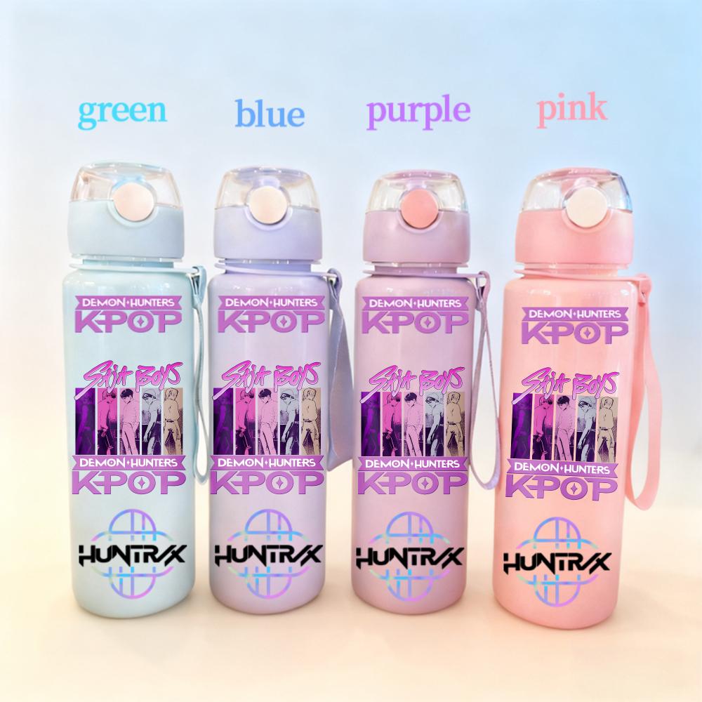 700ML KPOP Devil Hunter Stainless Steel Insulated Mug Anime Cartoon Style Portable Cup Fit designed for Students plus Children