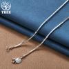925 Sterling Silver 18/20 Inch 2mm Snake Chain Beads Necklace Jewelry