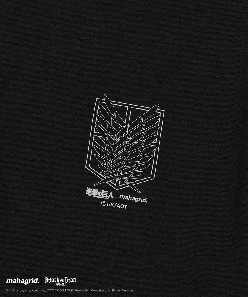 MAHAGRID [Attack On Titan] Survey Corp Basic Tee Black(Mg2Gmmt512T)
