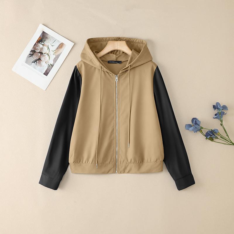 

ZANZEA Women Casual Long Sleeve Hoodies Thin Cardigan Outwear M