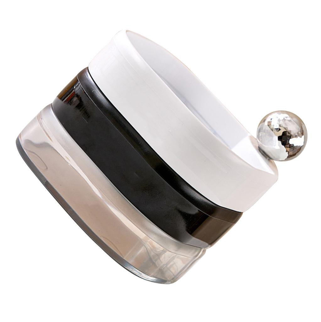 Rotatable Jewelry Box Multi Layer Plastic Anti Oxidation Delicate Rotating Jewelry Case for