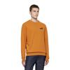 Puma Logo Print Crew Neck Long Sleeve Sweatshirt Men sweatshirt Orange 621562-27