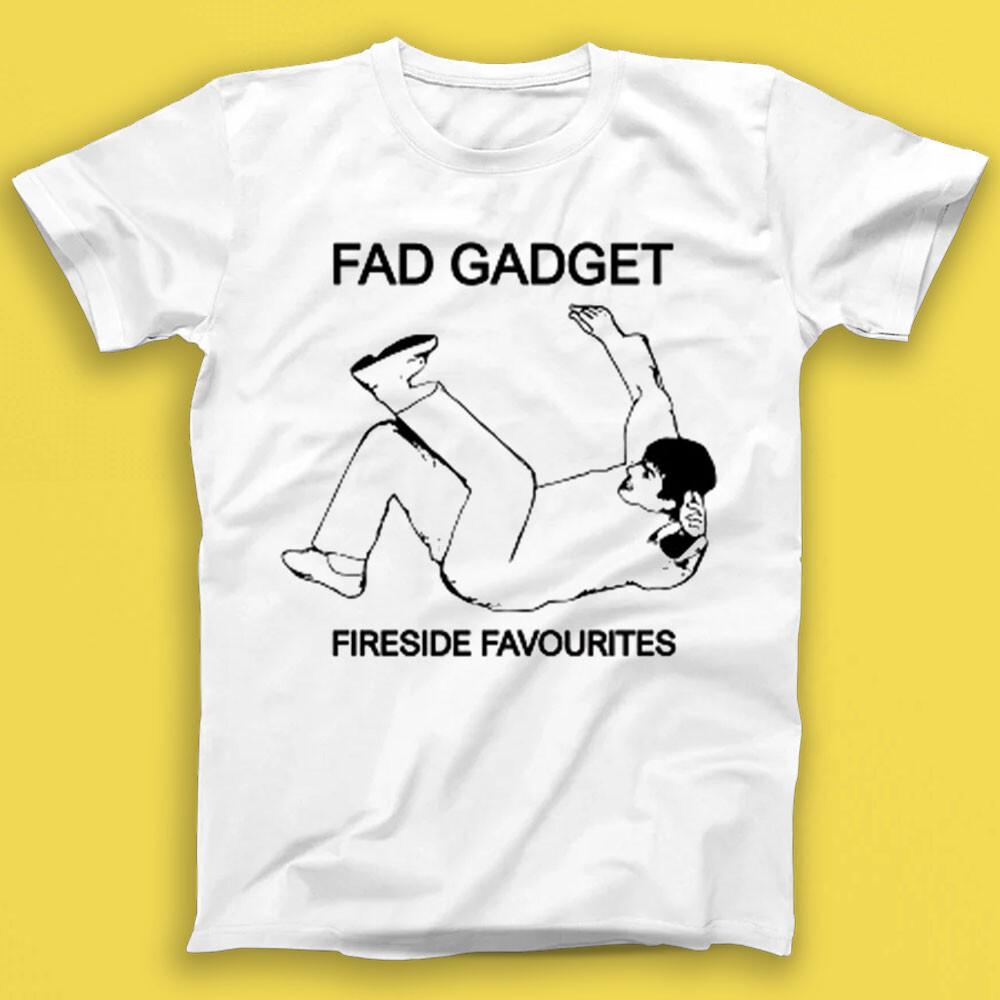 Fad Gadget Fireside Favourites Новая волна панк-музыки Подарочная футболка 2077 XXXL