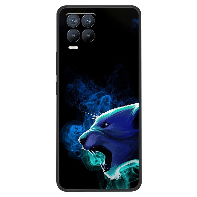 For Realme8 Pro 4G Soft Silicone Shell Protective Cover Cool Car Animal Cartoon Pattern Phone Case For Realme 8 pro RMX3081 8i