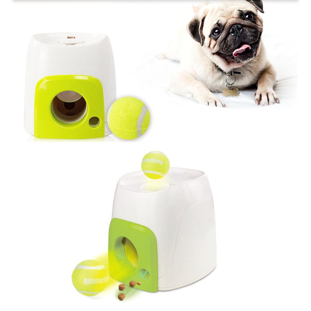 Buy Food Reward Machine For Dogs With Tennis Ball Interactive Fetch And ...
