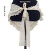 Sommer Spitzen Bandana Schal Koreanischer Stil Dreieckstuch, Boho Hüftgürtel für Mädchen, Ländliche Fotoshooting Accessoires