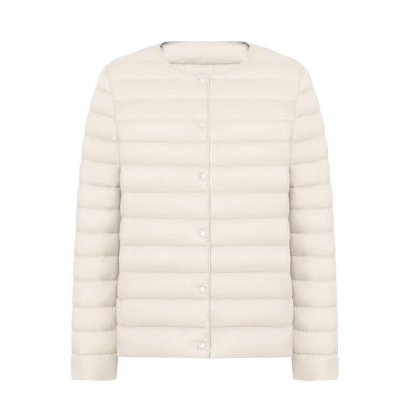 Tri-polar Women's Lightweight Round Neck Down Jacket