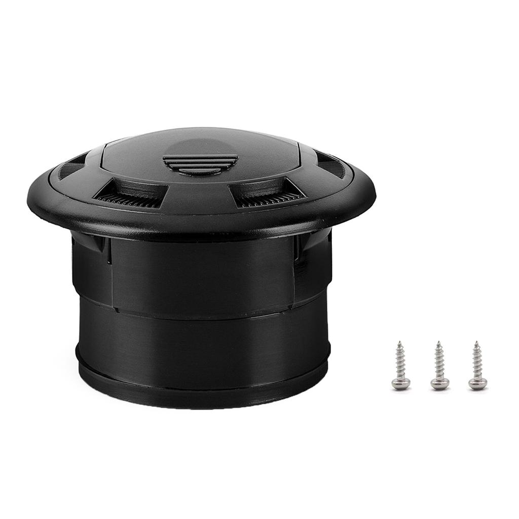 Dashboard Air Conditionings Deflectors Outlet Side Roof Round Air Vent Ventilations Outlet for Car RVs ATVs 75mm/2.95inch