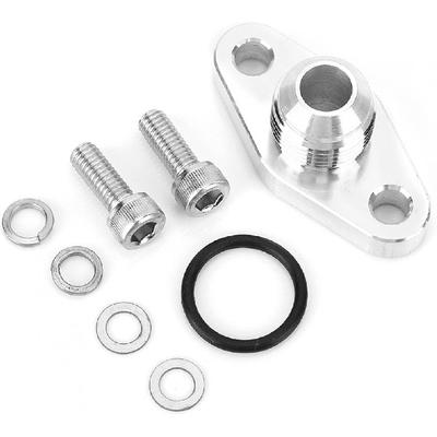 Ablassflansch, Turboölrücklauf 8an Ablassflansch 1,5 Zoll Passend für Garrett Gt15 Gt17 Ihi Rhf4 Td04 Aluminiumlegierung