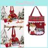 Charming Christmas Burlap Apple Gift Bags With Snowman Reindeer And Bear Styles For Festive Celebrations
