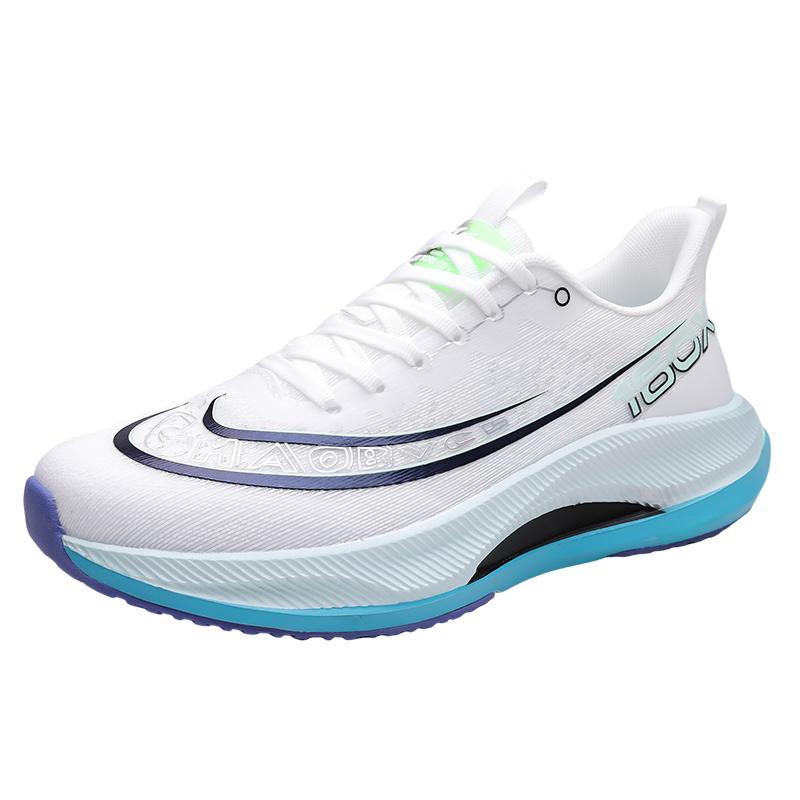 Summer Men'S Breathable Lightweight Anti Slip High Quality Shock Absorbent Running Shoes 38-45 Tri Color