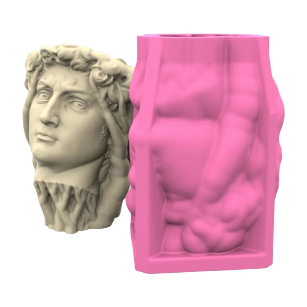 Multipurpose Silicone Mould for Plant Pot Stylish Succulent Planter Mould Easy Demoulding Desktop Ornament Craft Tool