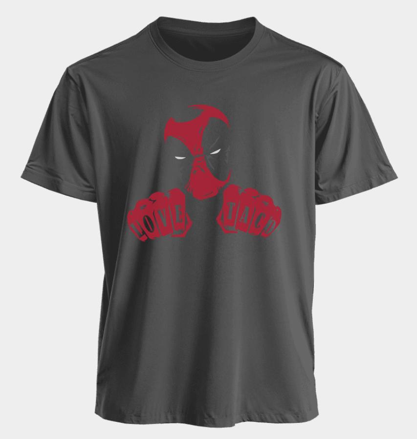 men's and women's T-shirts Deadpool summer American spring and autumn sports and fitness trend Oversized short-sleeved