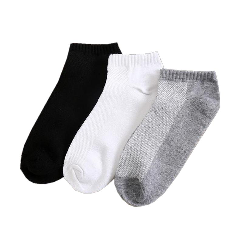 5 Pairs Men's Short Socks Breathable Boat Socks Slippers Ankle Men/Male Socks