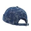 Port Style Denim Cap With Adjustable Fit For Casual Streetwear In All Seasons