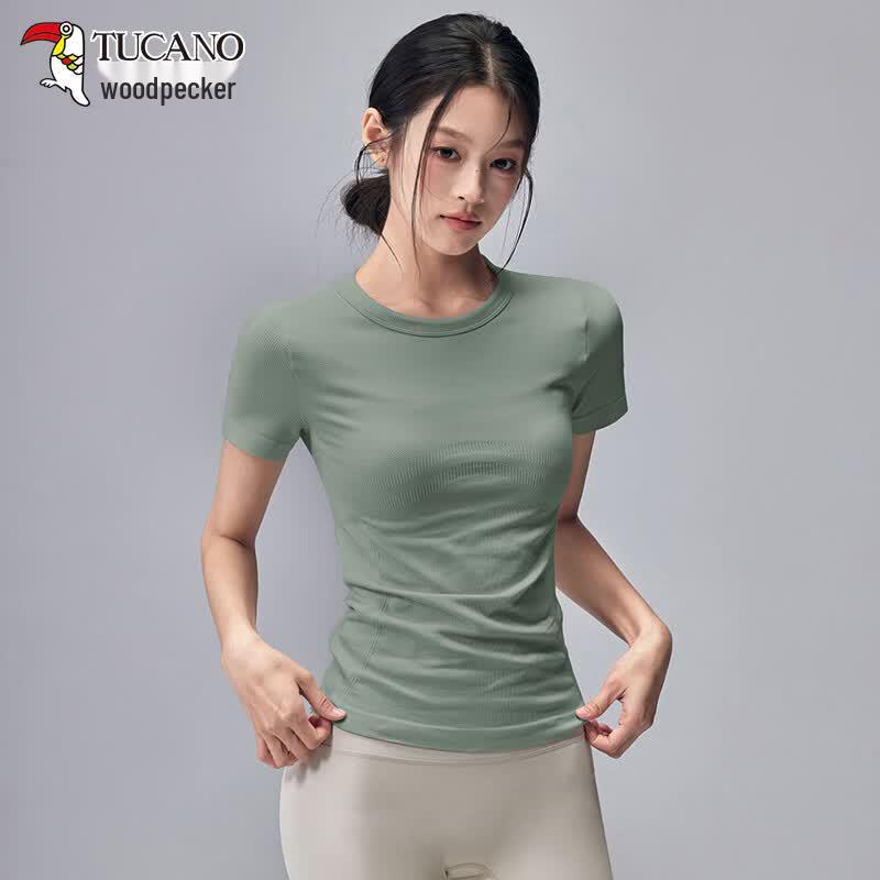 TUCANO Women s Quick-Dry Crew Neck Sports T-Shirt S