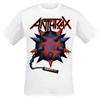 2026 Nieuw Populair Anthrax Persistence Of Time Print T-shirt Katoen Unisex Thrash Metal Fans Casual T-shirt Unisex Wounisex