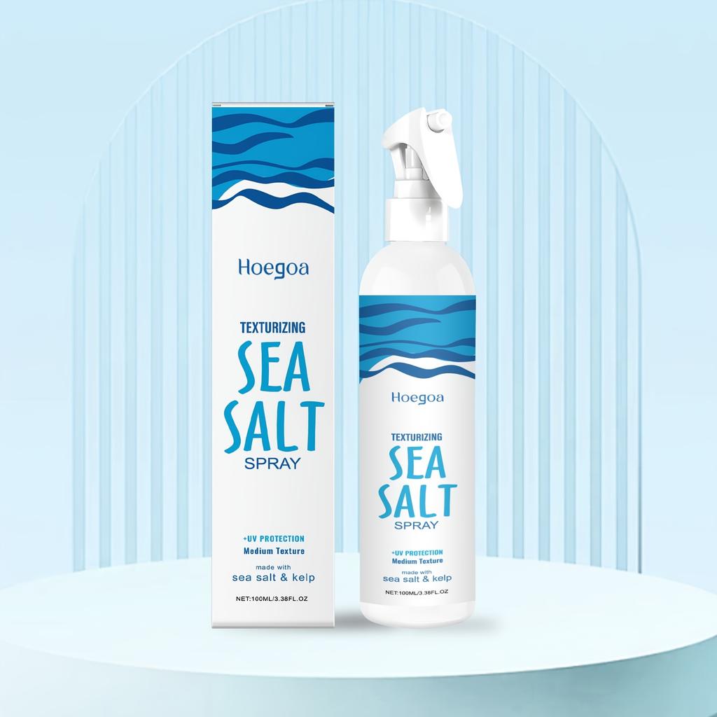 Sea Salt Hair Styling Spray for Improve Hair Volumizing Texturing Lasting Styling Strong Holding Moisturizing Hair Fluffy Spray