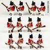 36 European Soldiers 8037A Small Particle Infantry Figurine Royal Army Navy Doll Children's Building Block Cross-bordersale