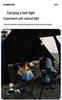 Mountain Fun ShineTrip Magnetic Tent Light - Multi-gear, Long Battery, Waterproof, Tap Control