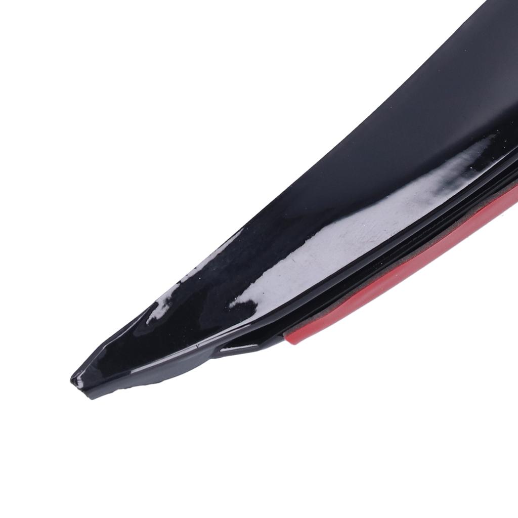 2pcs Rear Bumper Spoiler Side Canard Left Right Fit for MercedesBenz C Class W205 C180 C200(Noir brillant )