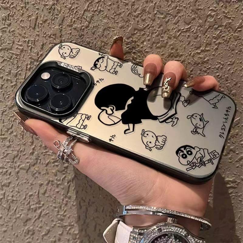 Funny Little New Metal Buttons Are Suitable for Apple 16promax Mobile Phone Case Iphone13/12/11 Cartoon 15 Tide