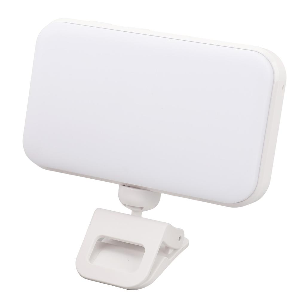 LED Selfie Light Clip 66 LED Chips Photography Lighting 2800 to 5600K Rechargeable On Camera Video Light F6