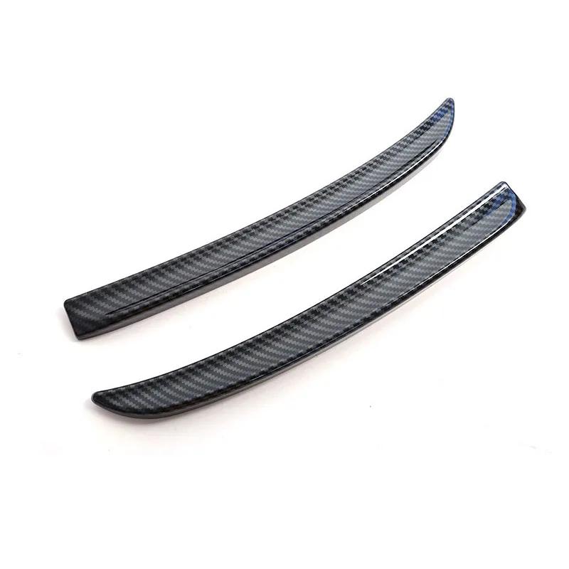 Rear Spoiler Extension Lip Fins for Mini Cooper F56 F55 2014+ S /JCW Spoiler Red Carbon Fiber Black Color Auto Part Styling