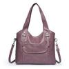 Women's Crossbody Tote - Trendy Soft Leather Large-Capacity Shoulder Bag for Middle-Aged Women