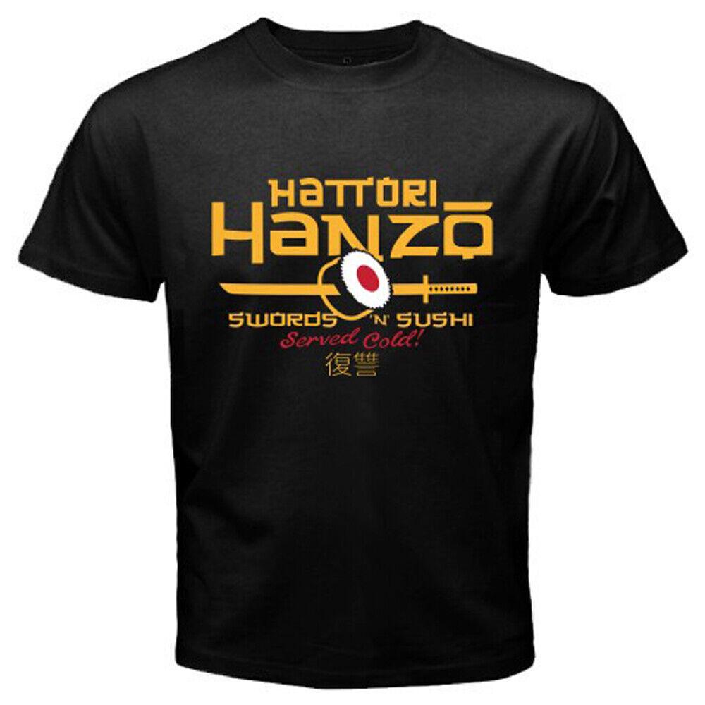 Hattori Hanzo Schwerter 'n Sushi Schwarzes T-Shirt